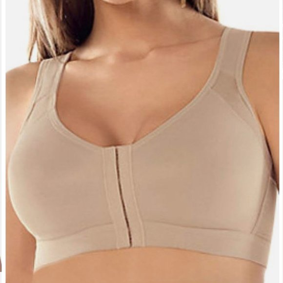 NWT Front Hook Sports Bra & Back Support Posture Corrector Wireless Bra 38D - Picture 10 of 16